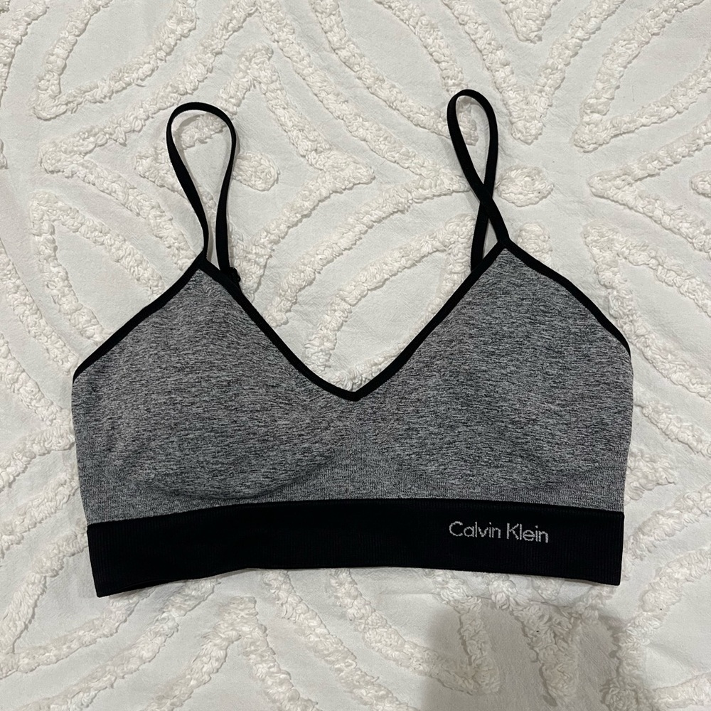 Calvin Klein sports bra.